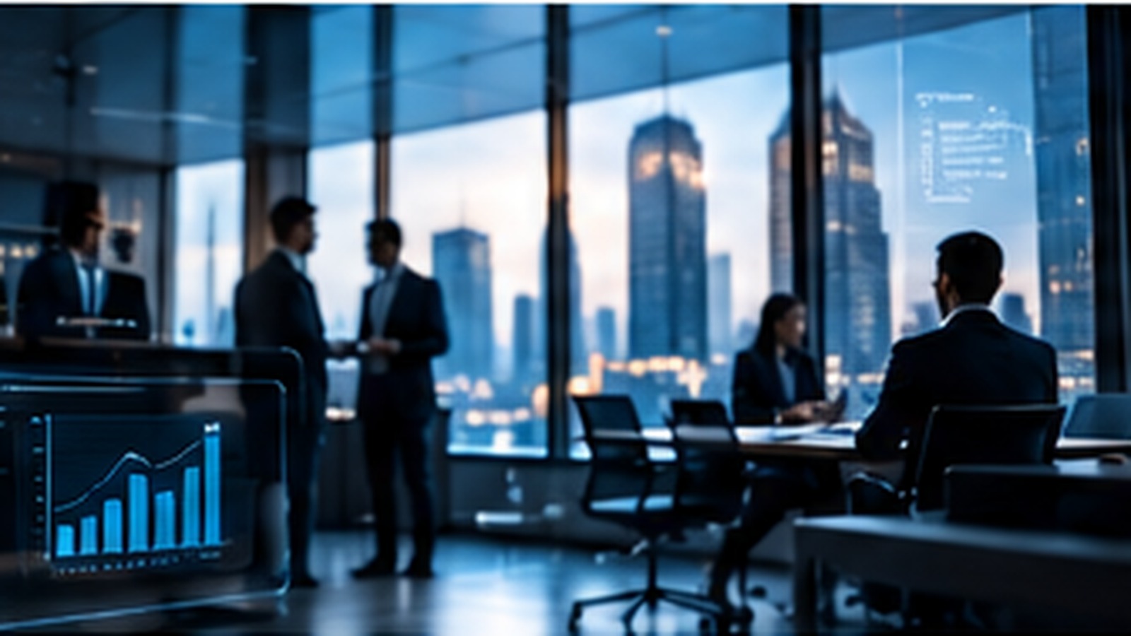 Business teams using intelligent automation to support organizational work