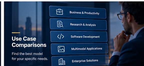 AI model applications across business, research and software development