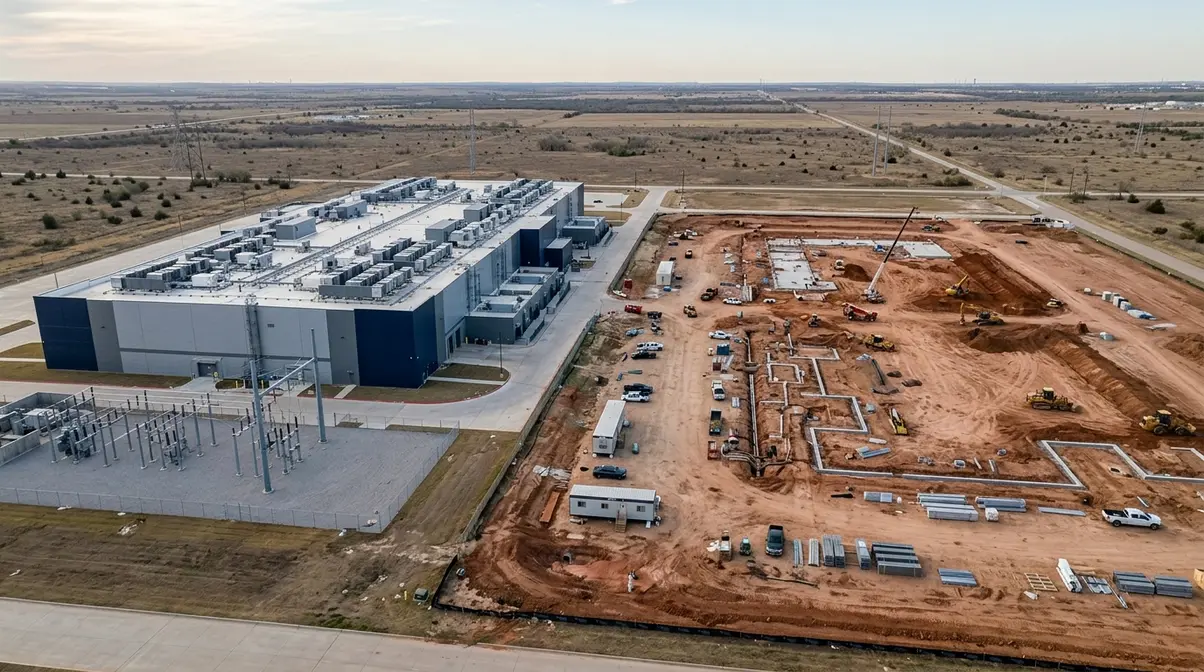 Stack Infrastructure files for second building at Lancaster, Texas campus